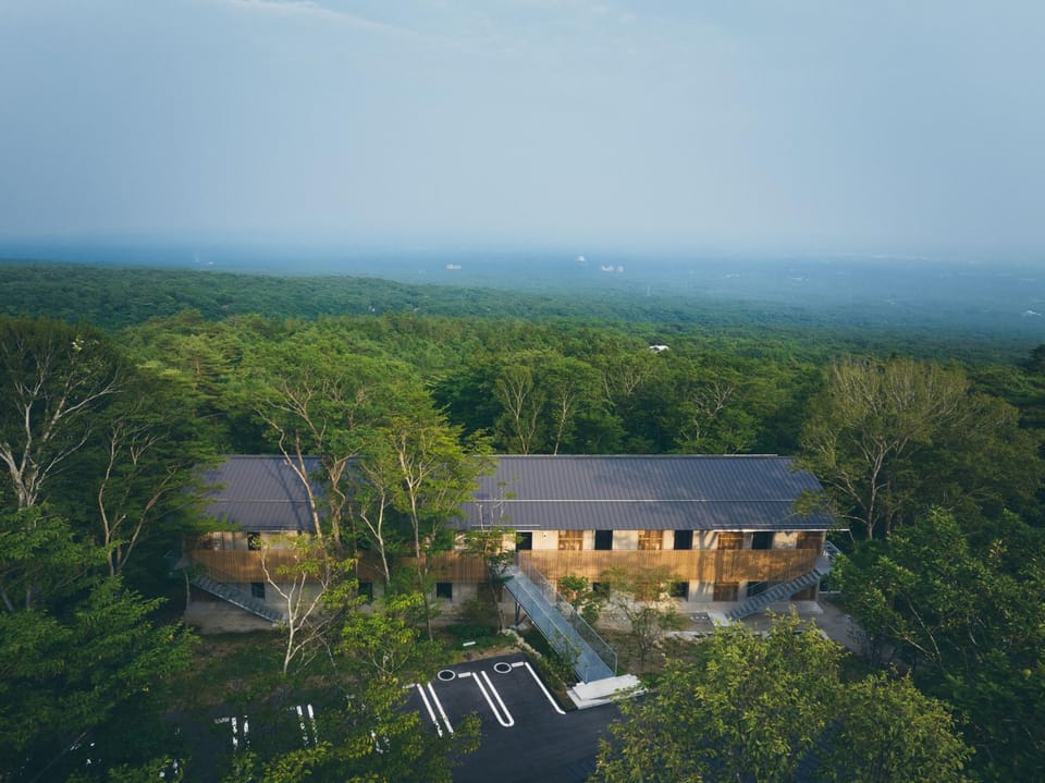 Property building, Natural landscape, Bird's eye view