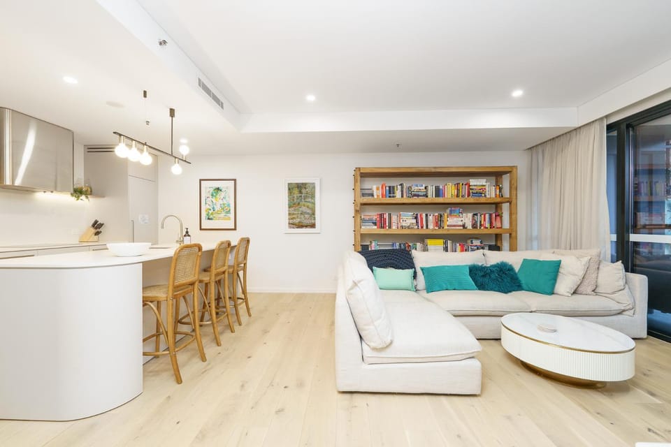 Library, Kitchen or kitchenette, Living room, Dining area