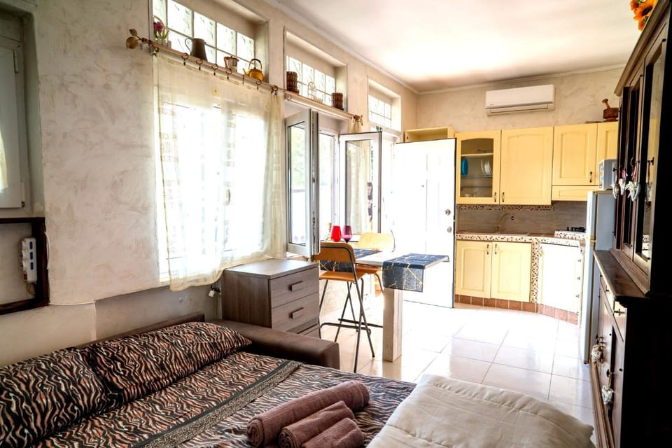 Kitchen or kitchenette, Dining area, pet friendly, air conditioner