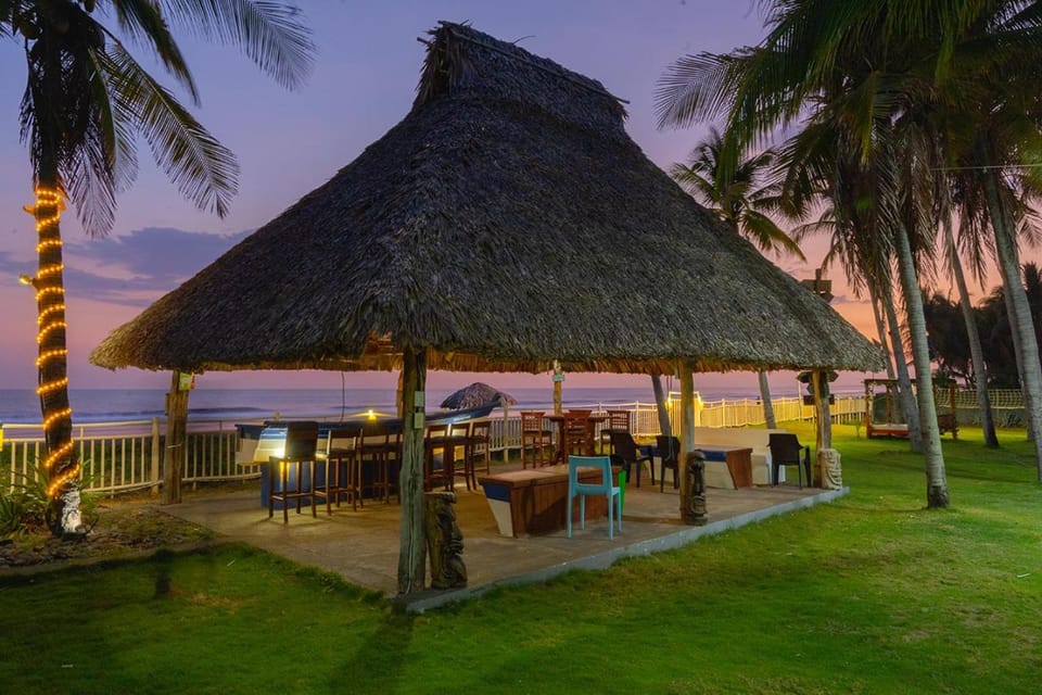 Natural landscape, Garden, Balcony/Terrace, Beach, Garden view, Sea view, Sunset