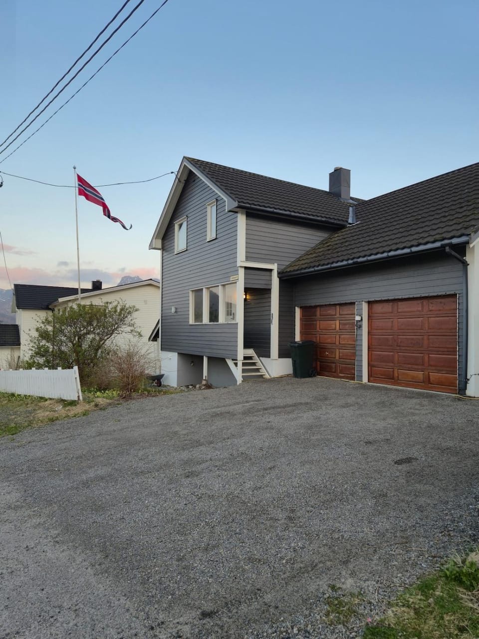 Moderne perle på Myre med boblebad og fjellutsikt Villa in Nordland, Norway