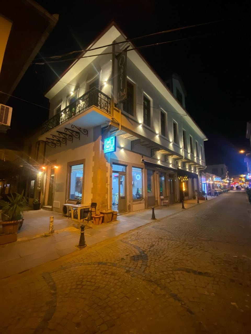 Property building, Night, Street view