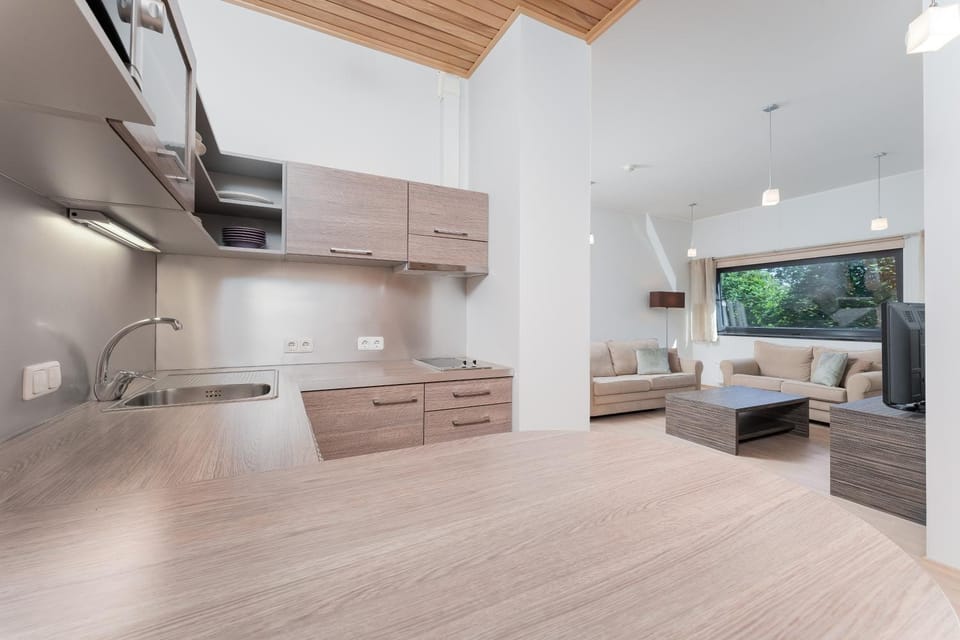 Kitchen or kitchenette, Living room