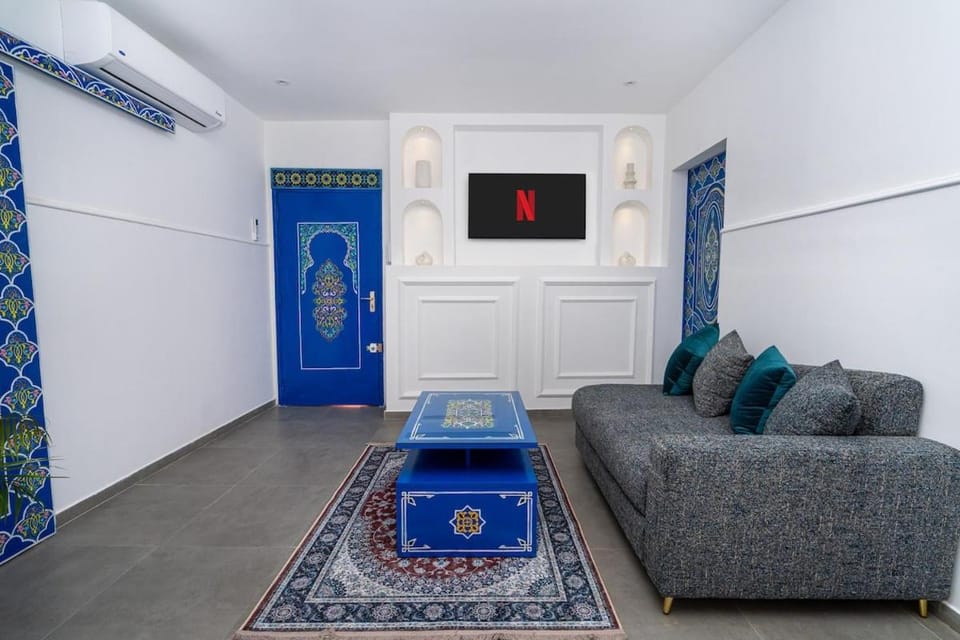 Evasion bleue proche du centre Apartment in Tangier
