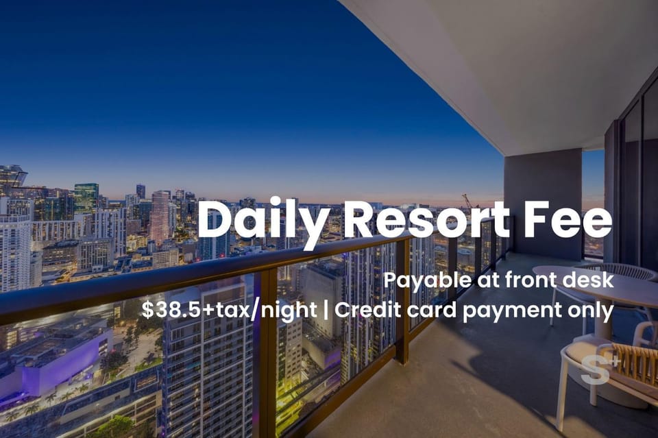 1-BD Condo in Downtown Miami - City Views, Gym Apartment in Miami