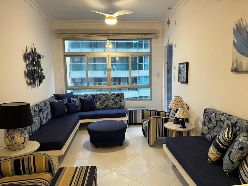 Apartamento vista mar 3 quartos ar condicionado Pitangueiras Guarujá Apartment in State of São Paulo