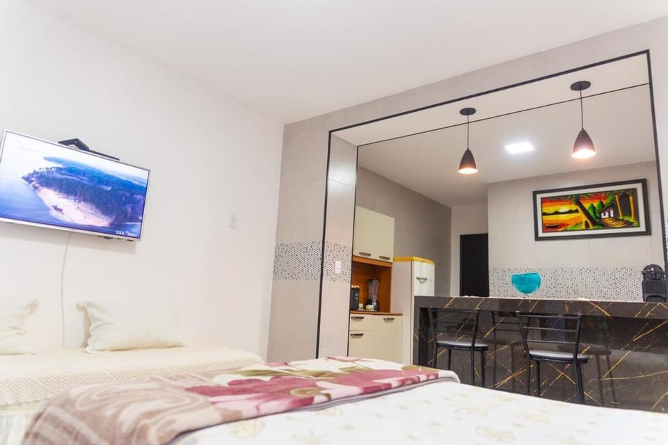 Bed, Kitchen or kitchenette, Living room, Photo of the whole room, Dining area, Bedroom