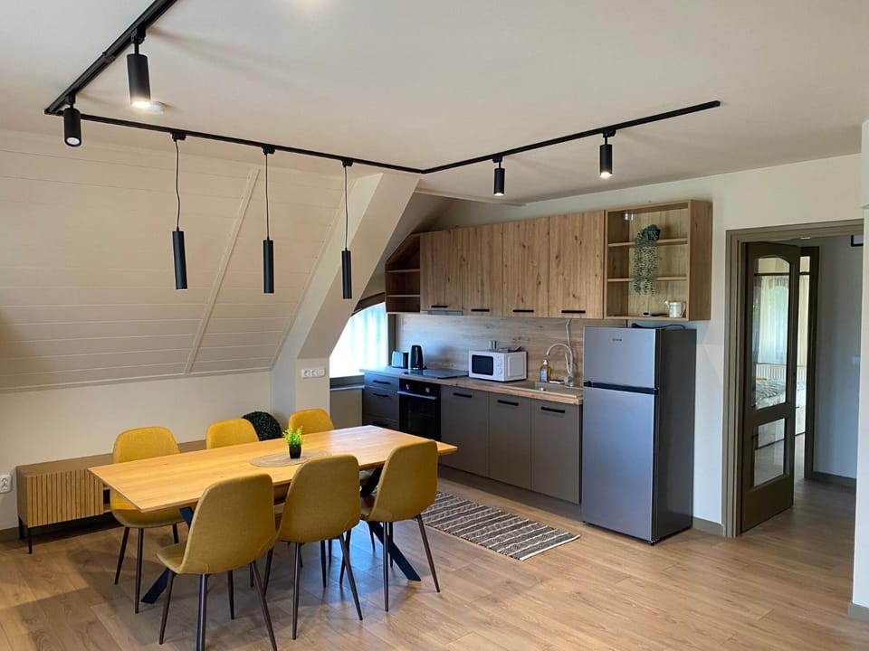 Kitchen or kitchenette, Dining area