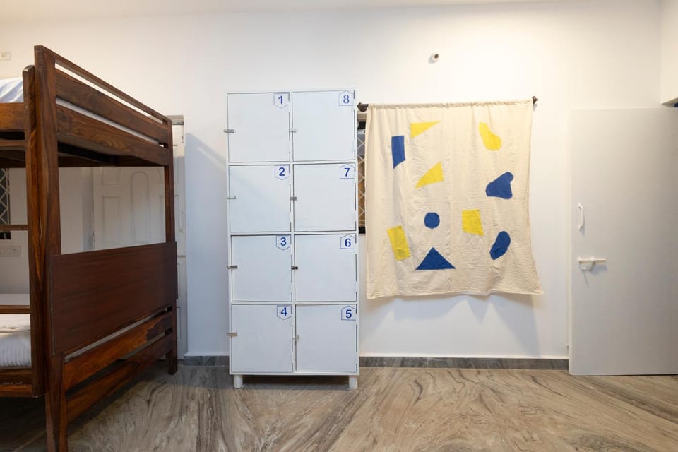 Photo of the whole room, bunk bed