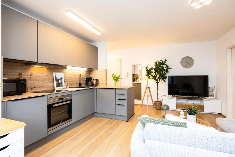 TV and multimedia, Kitchen or kitchenette, Living room, dishwasher, oven