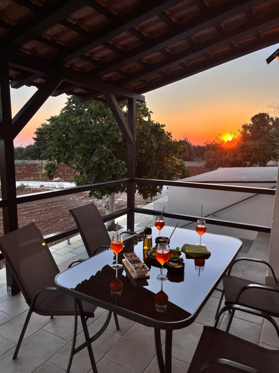 View (from property/room), Balcony/Terrace, Sunset
