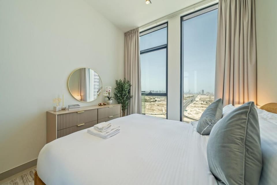 Skyline Views from Binghatti House Apartment in Dubai