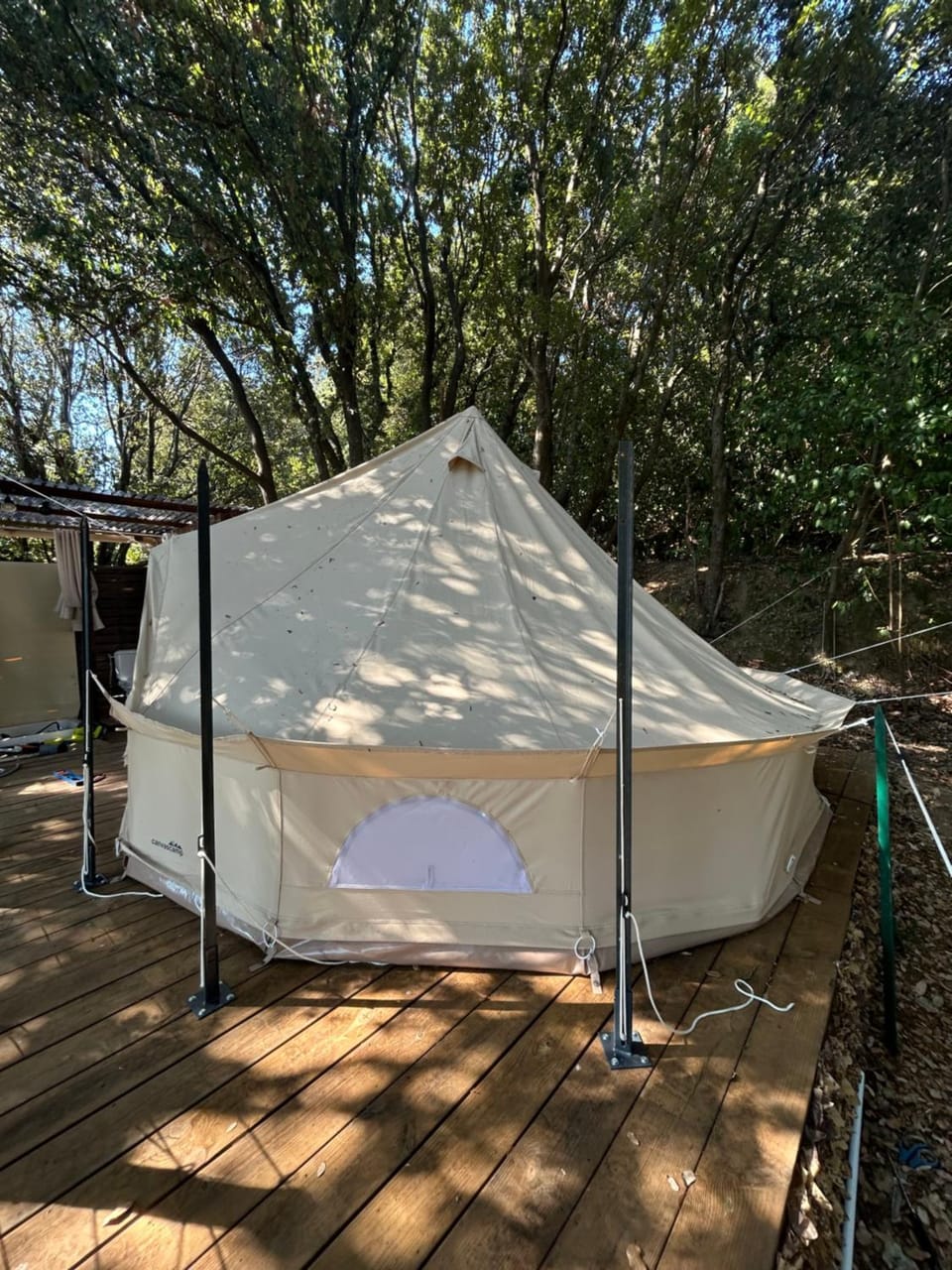 Tente Lodge avec Vue sur la Baie d'Ajaccio Luxury tent in Ajaccio