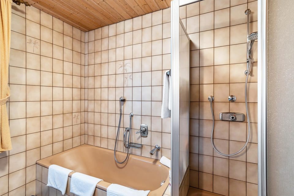 Bathroom, Living room