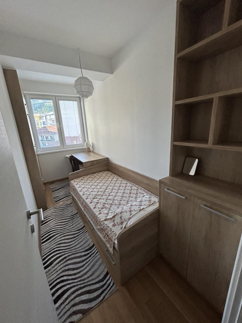 Bed, Photo of the whole room, Bedroom, wardrobe