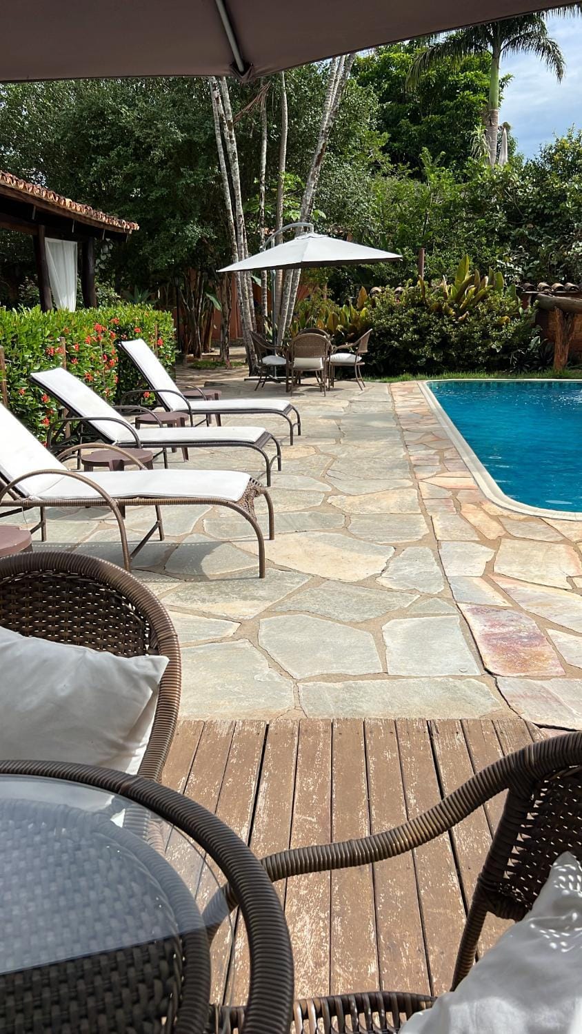 Garden, Garden view, Pool view, Swimming pool, sunbed
