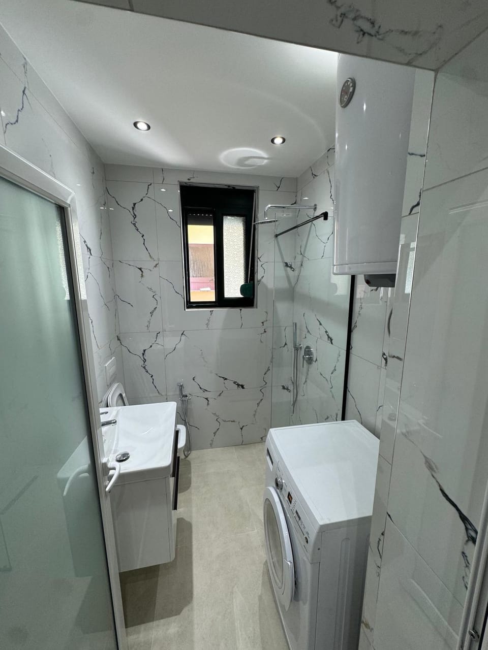Shower, Bathroom, washing machine