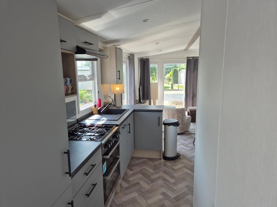 Kitchen or kitchenette, dishwasher