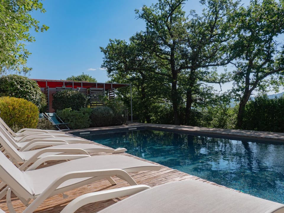 Property building, Living room, Swimming pool