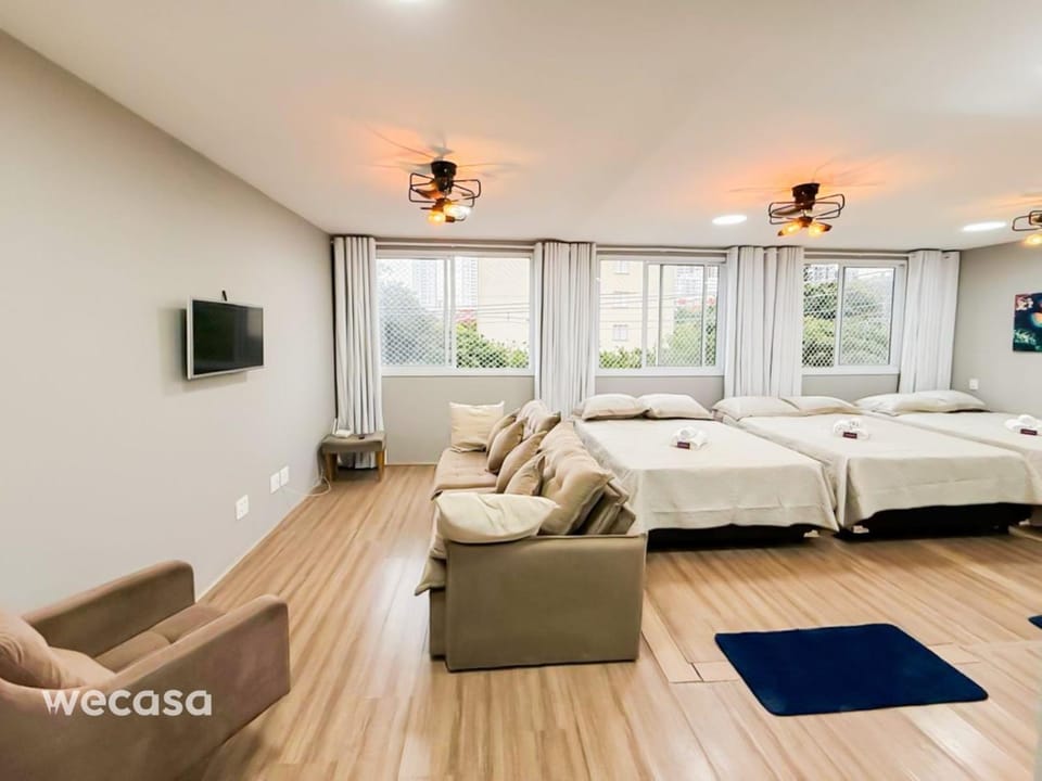 Familia Apartamento no Brás com Piscina/Metrô Brás Apartment in Sao Paulo City