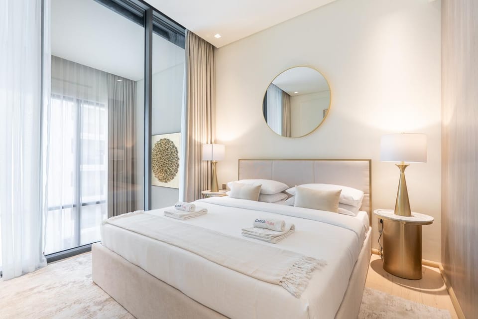 Bed, View (from property/room), Bedroom, towels