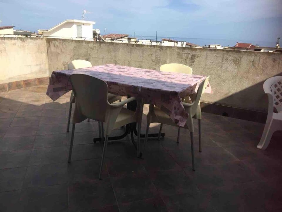 The terrace overlooking the Ionian Sea Apartment in Roccella Ionica