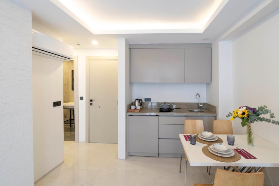 Kitchen or kitchenette, Dining area
