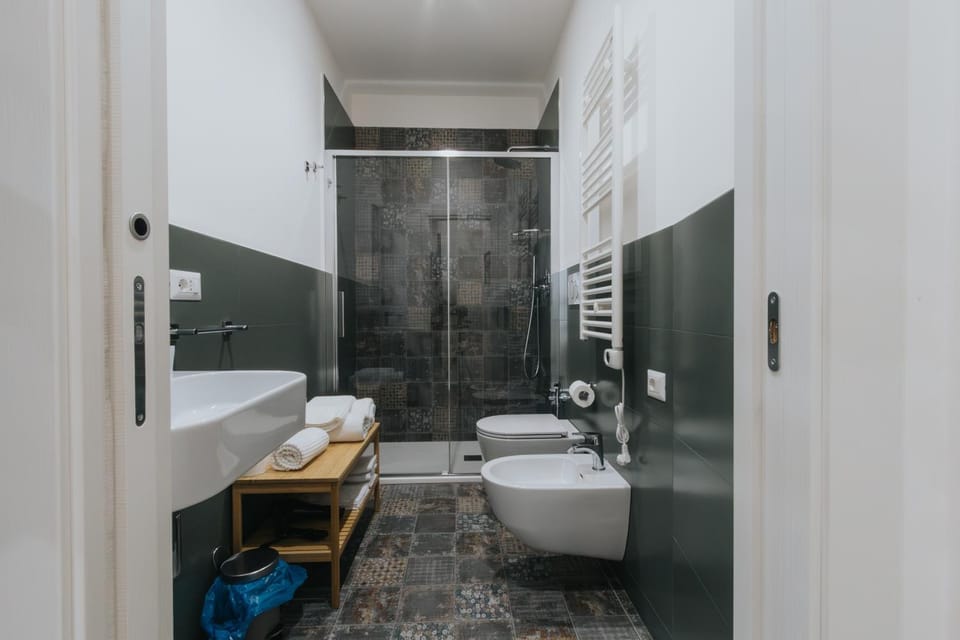 Shower, Toilet, Bathroom, bidet, towels