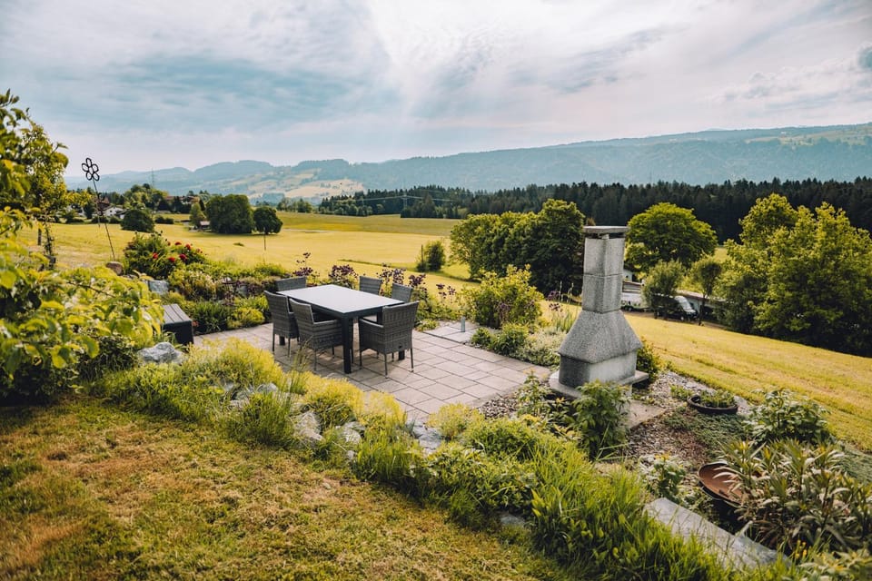 Natural landscape, Garden, Garden, Mountain view