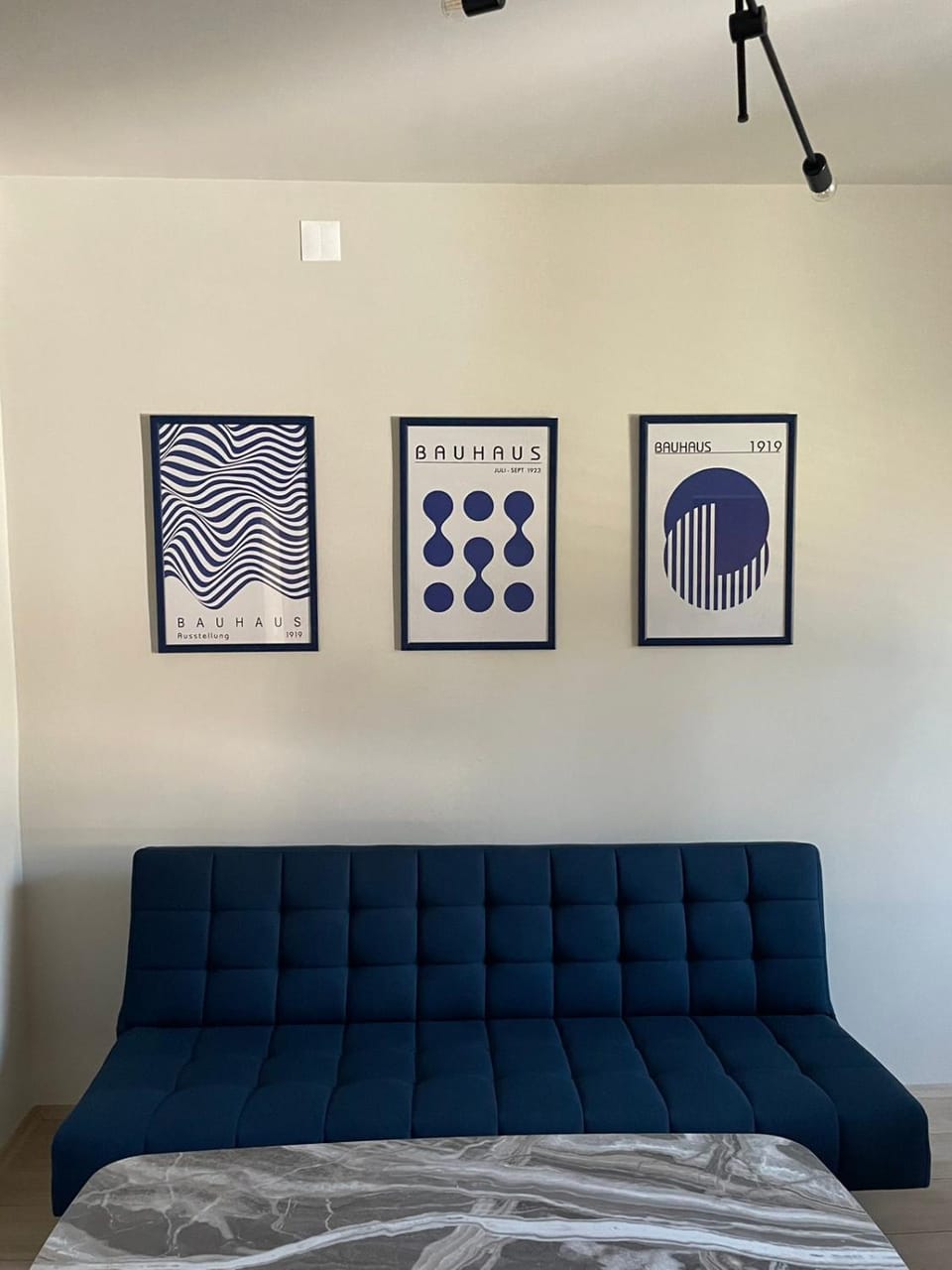 Bed, Living room, Seating area