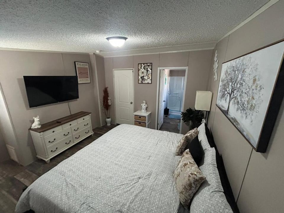 Bed, TV and multimedia, Photo of the whole room, Bedroom