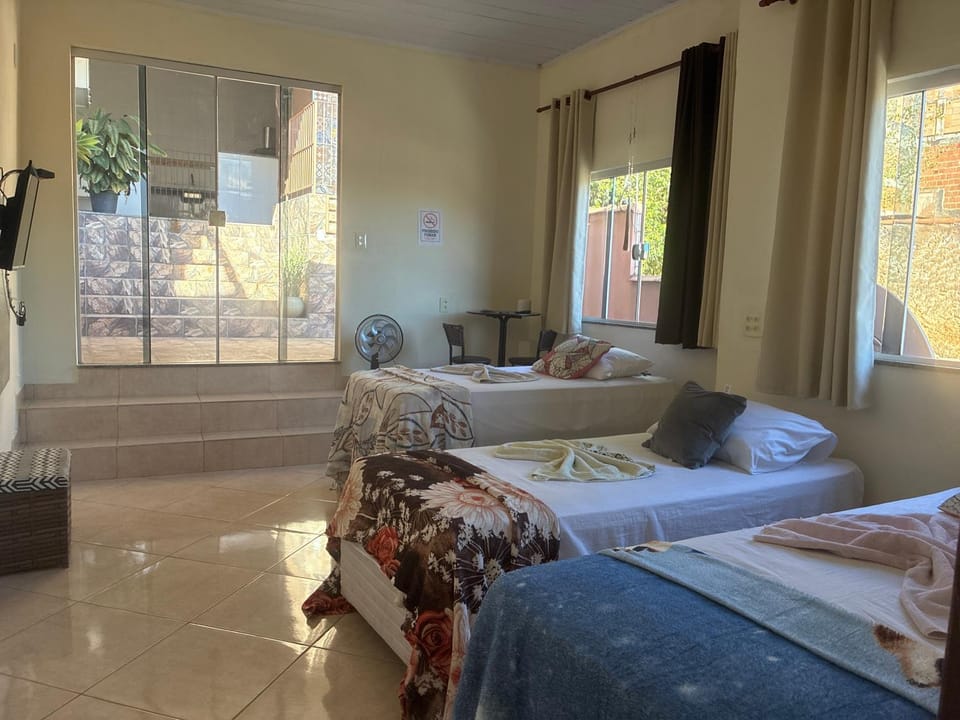 Bed, Living room, Photo of the whole room, Seating area, Bedroom, towels