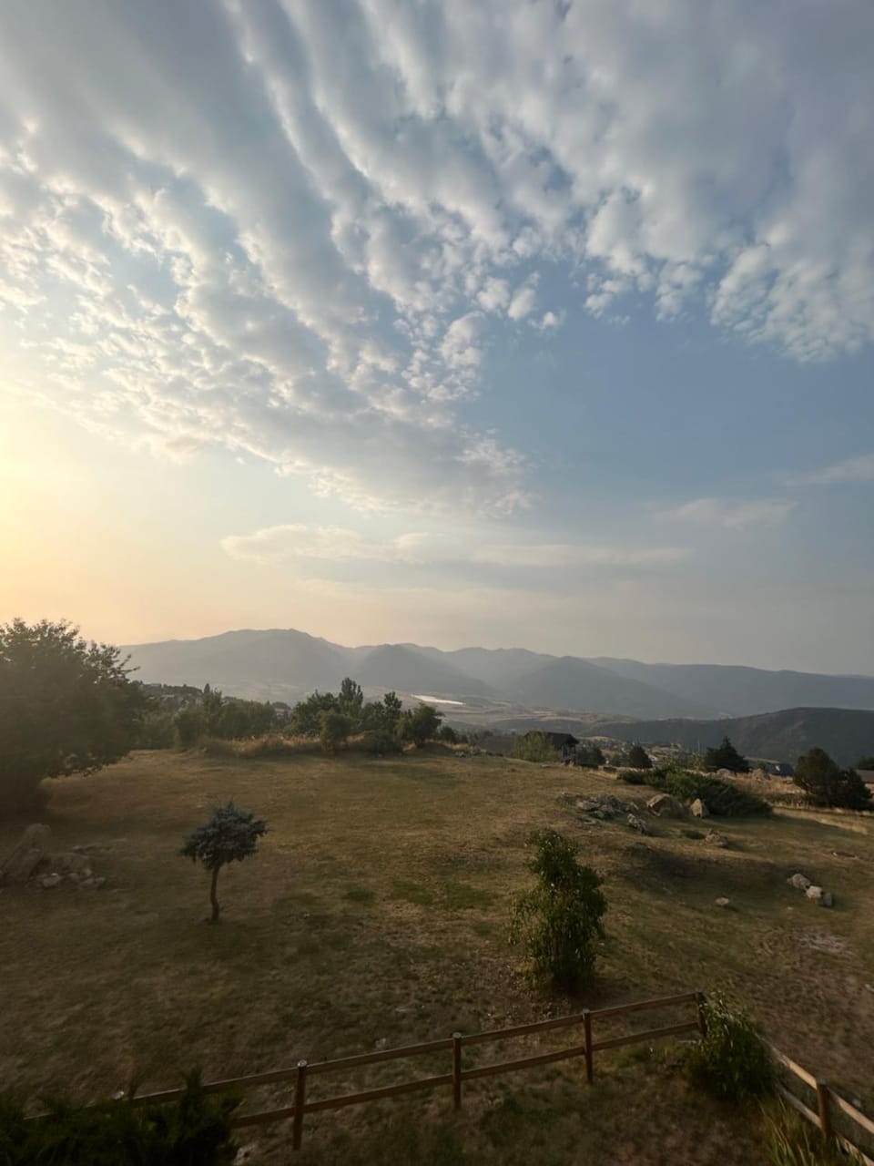 Natural landscape, Garden, Garden view, Mountain view, Sunrise