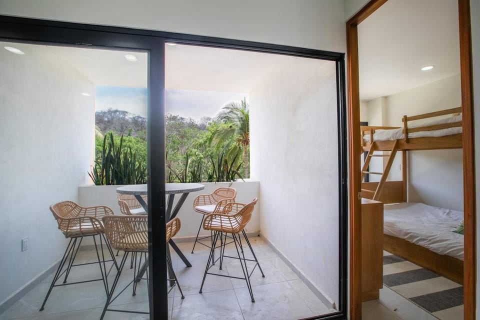 Steps from the Bucerias Beach with Rooftop Pool Apartment in Bucerias