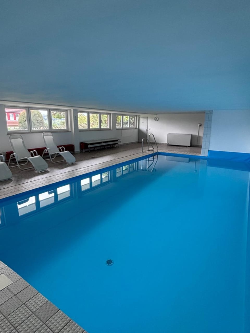 Pool view, Swimming pool, sunbed