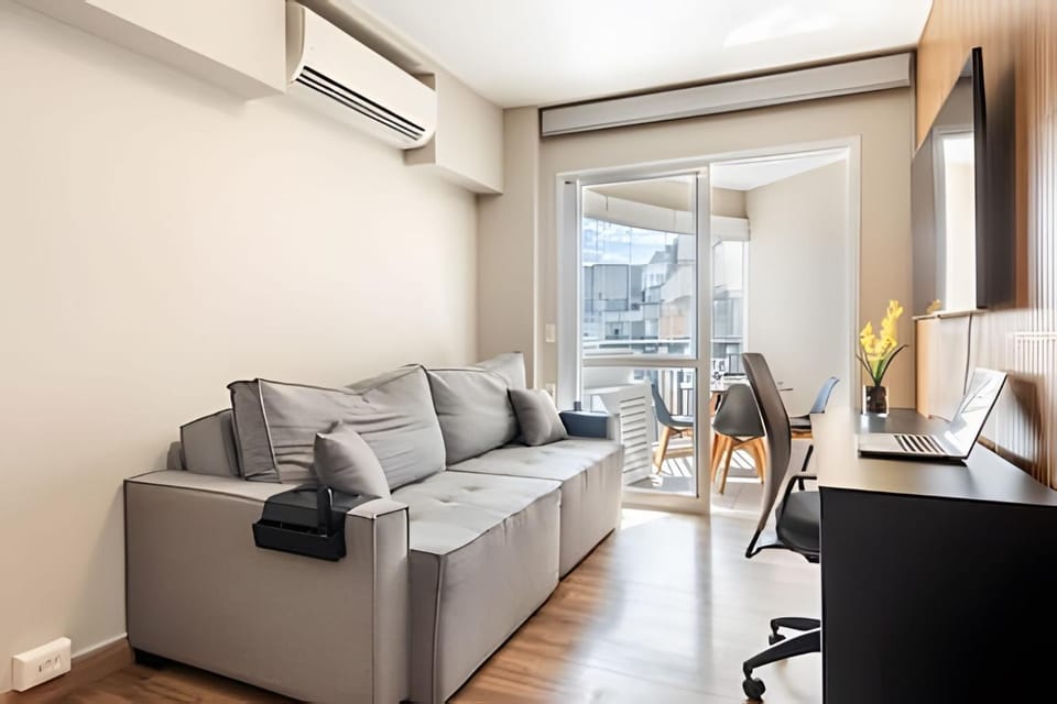 A6/401-Duplex 2Q+Ar+Churras+Spa-Morumbis&Einstein Apartment in Sao Paulo City