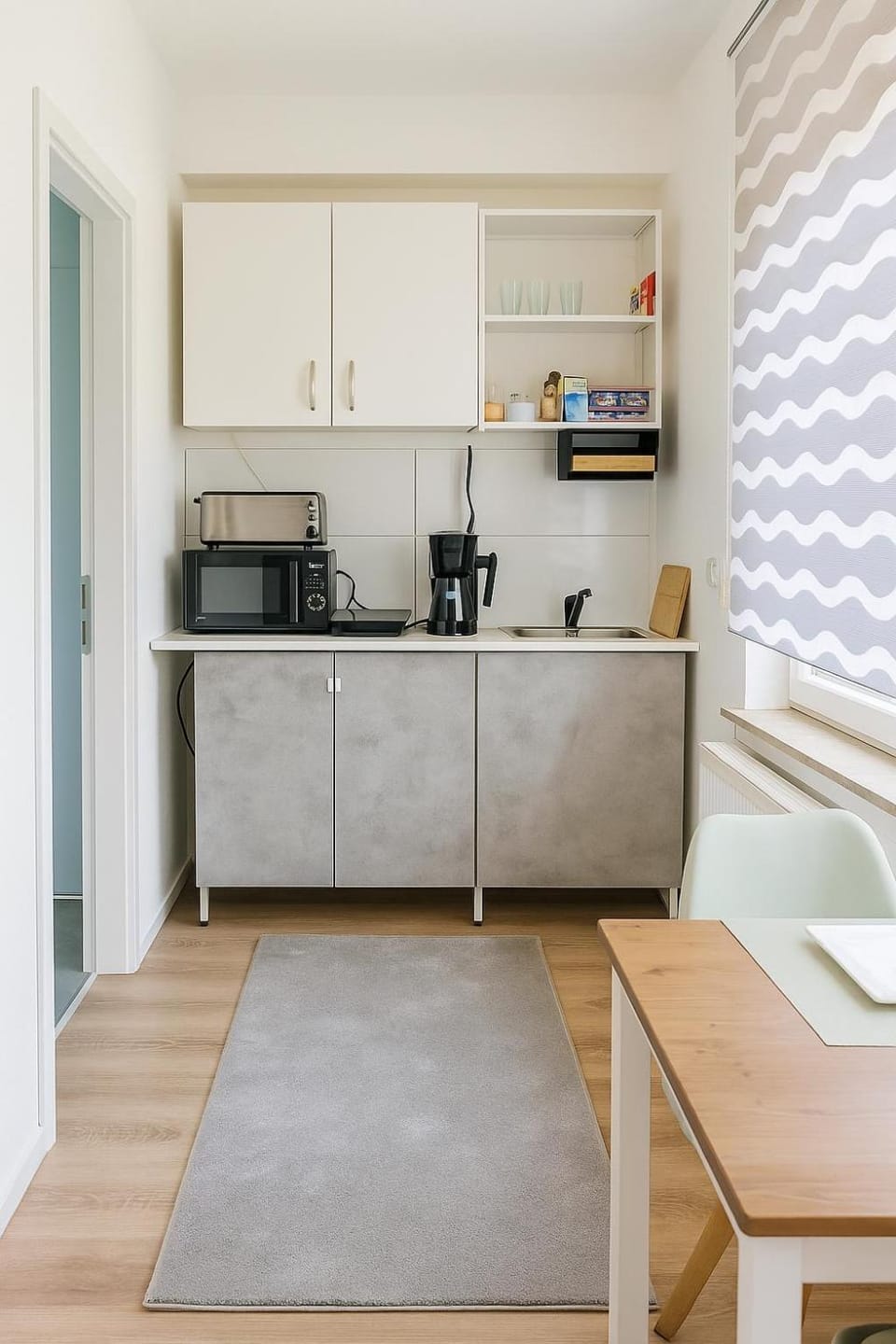 Coffee/tea facilities, Kitchen or kitchenette, toaster