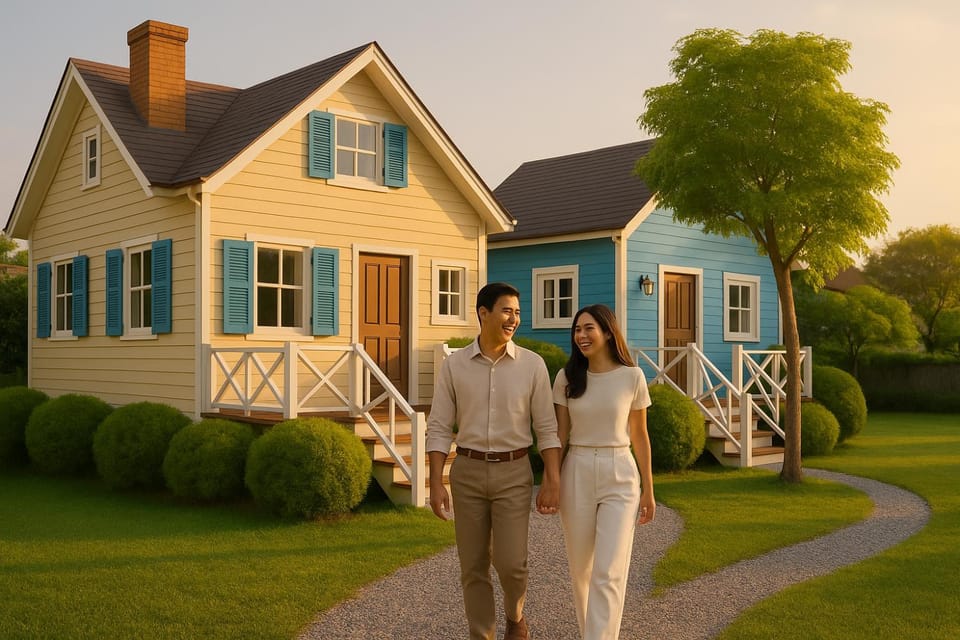 Property building, Spring, Day, People, Natural landscape, Garden view, group of guests