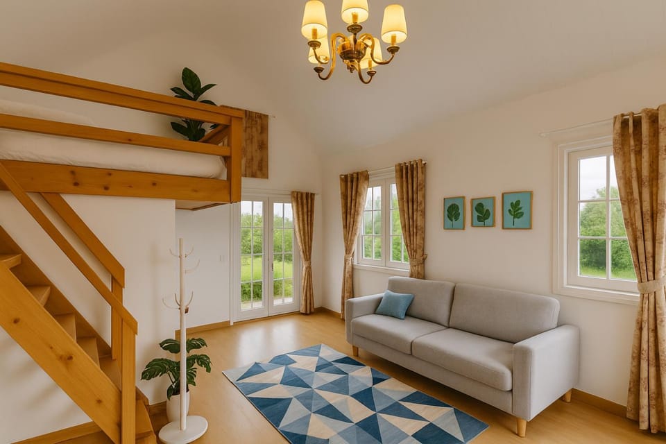 Living room, Photo of the whole room, Seating area, Bedroom