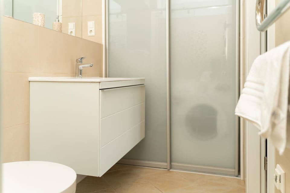 Ducks in the yard - Self Check in Apartment in Vilnius