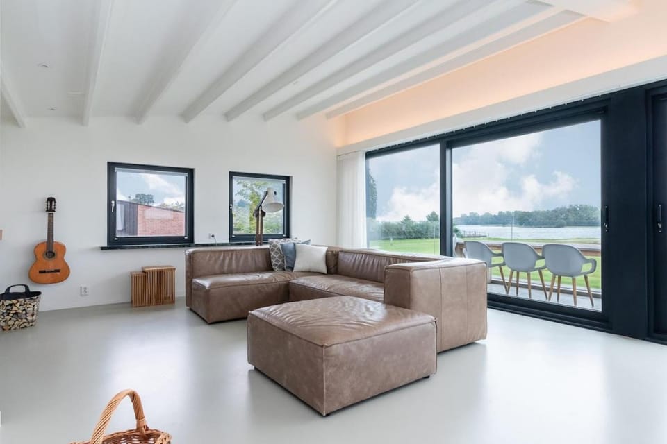 Natural landscape, Seating area, Lake view