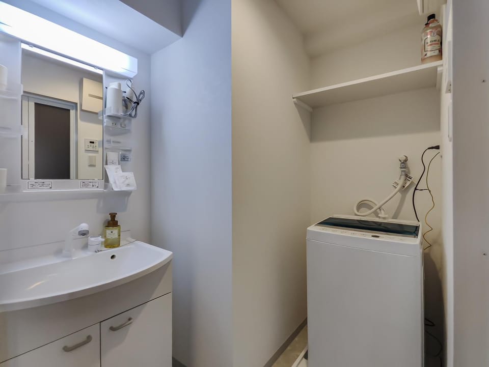 Bathroom, washing machine