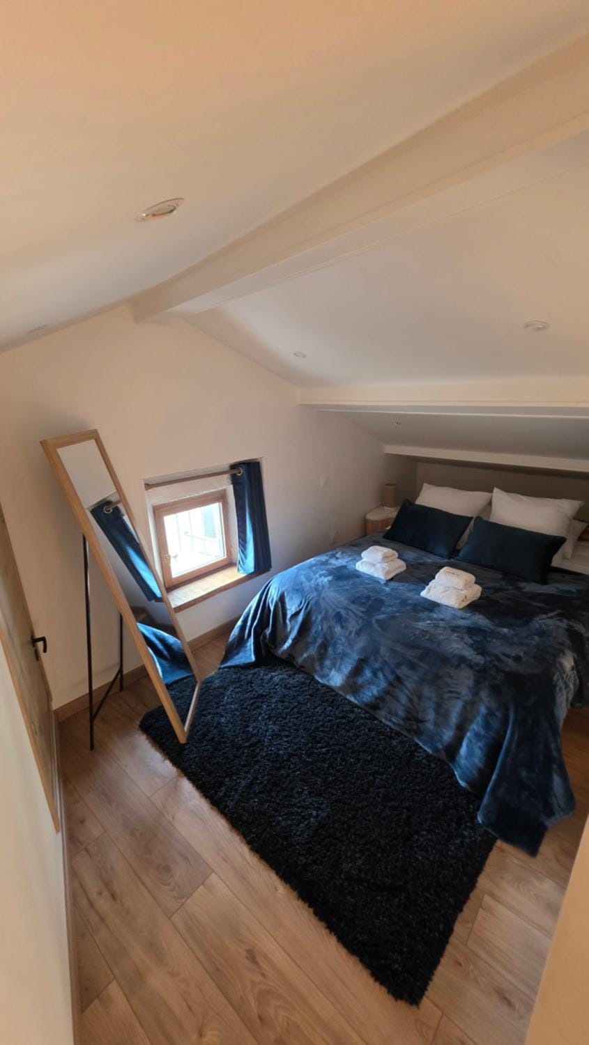 Duplex Sauna Cinéma Apartment in Riom