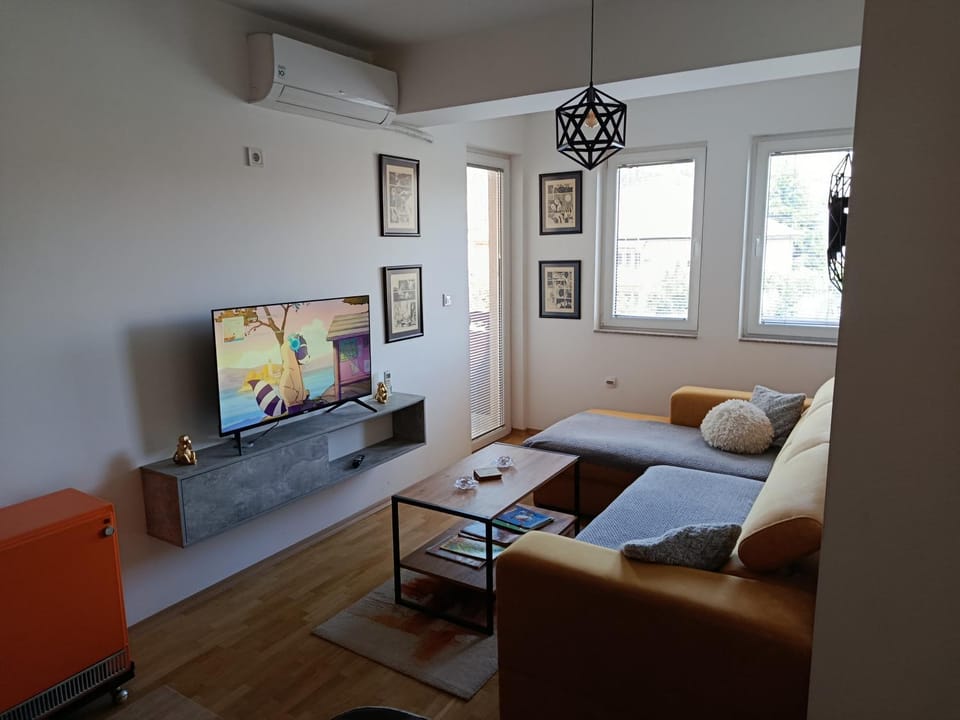 TV and multimedia, Living room, Seating area, air conditioner