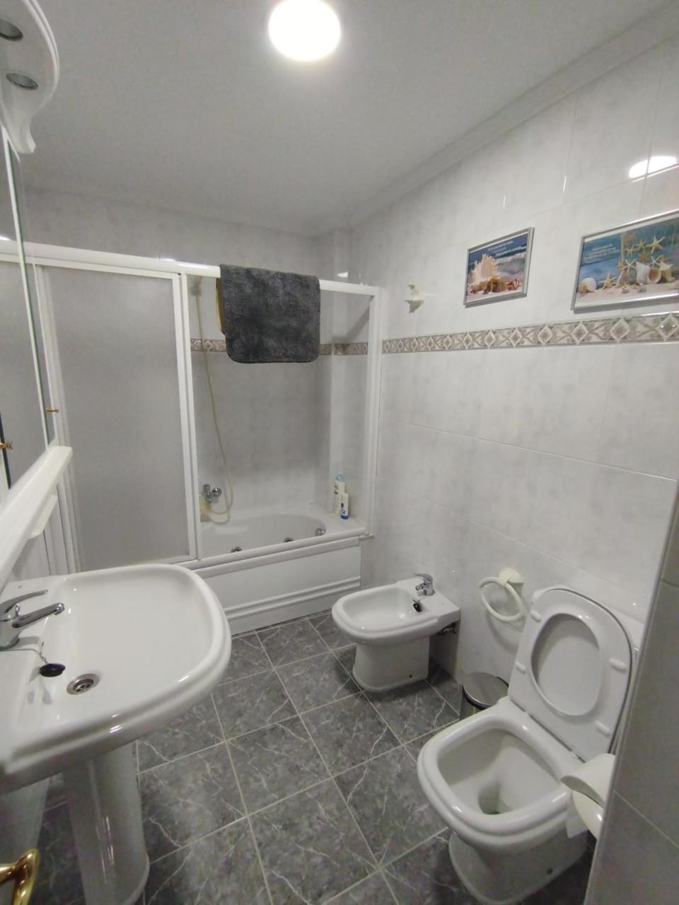 Bathroom, Living room