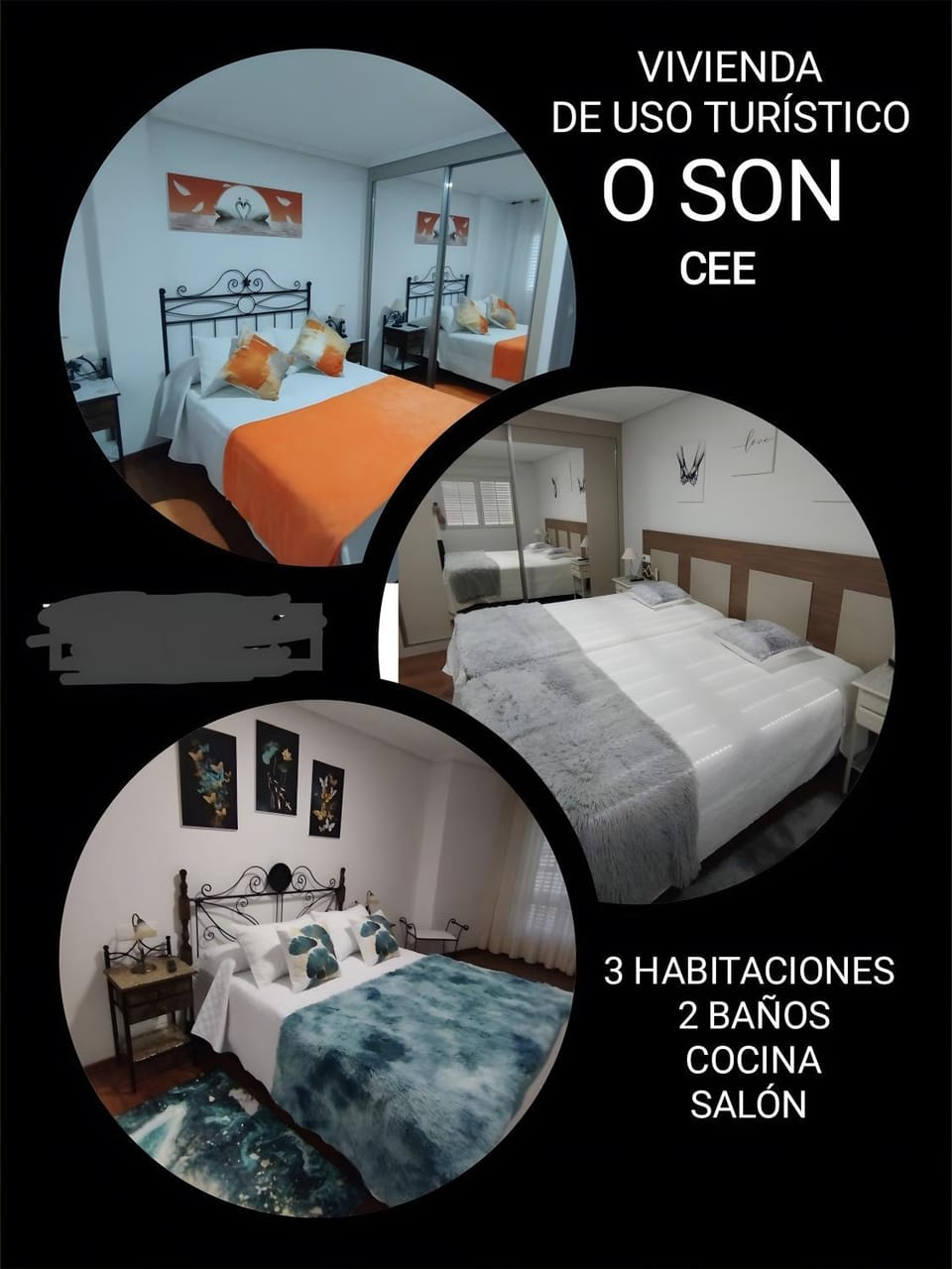 Living room, Bedroom