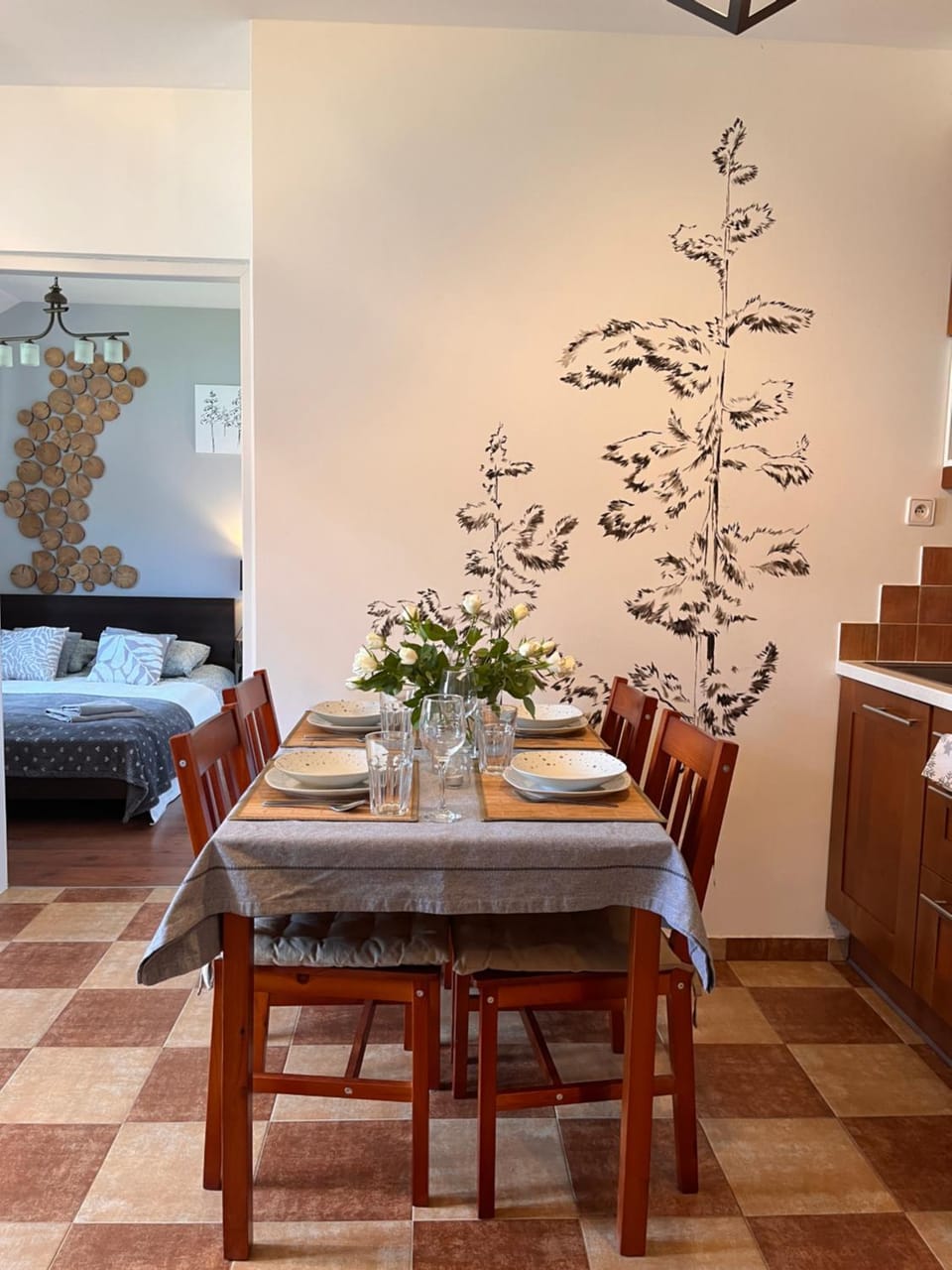 Living room, Seating area, Dining area