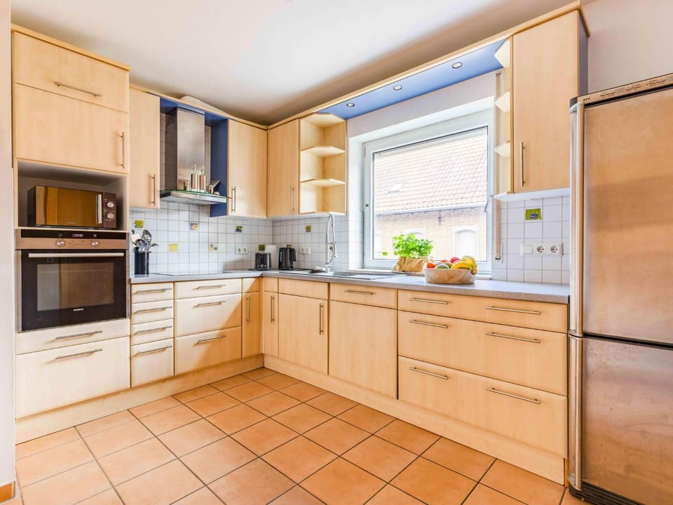 Kitchen or kitchenette, oven, stove