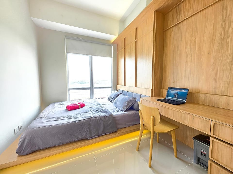 Bed, Photo of the whole room, Bedroom, wardrobe