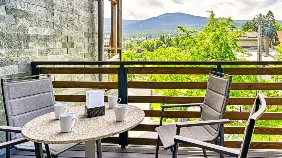 Balcony/Terrace, Mountain view